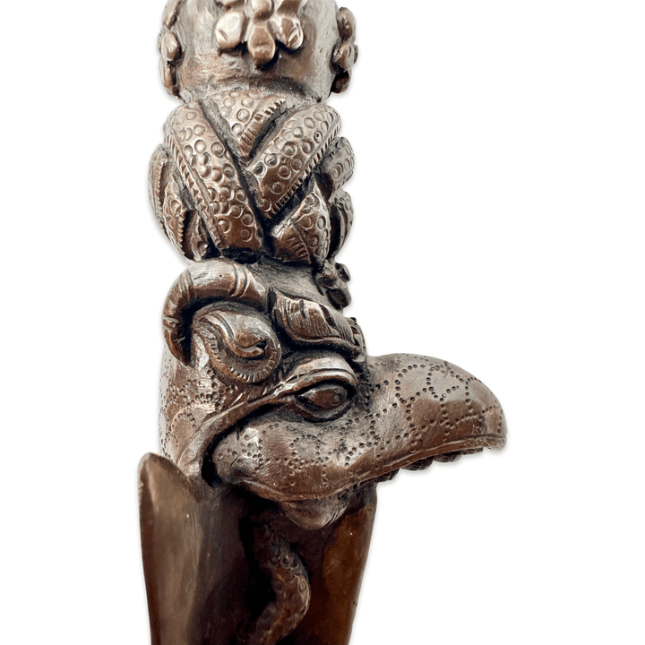 Fein gearbeiteter, schwerer Phurpa Ritualdolch aus Bronze - Atelier Tibet
