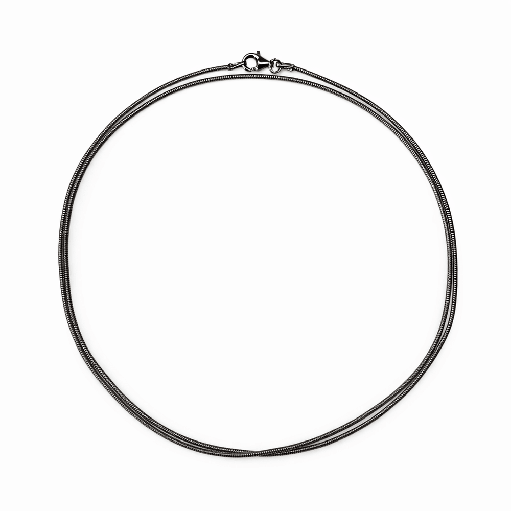 Feine, leichte Silber - Schlangenkette - Atelier Tibet