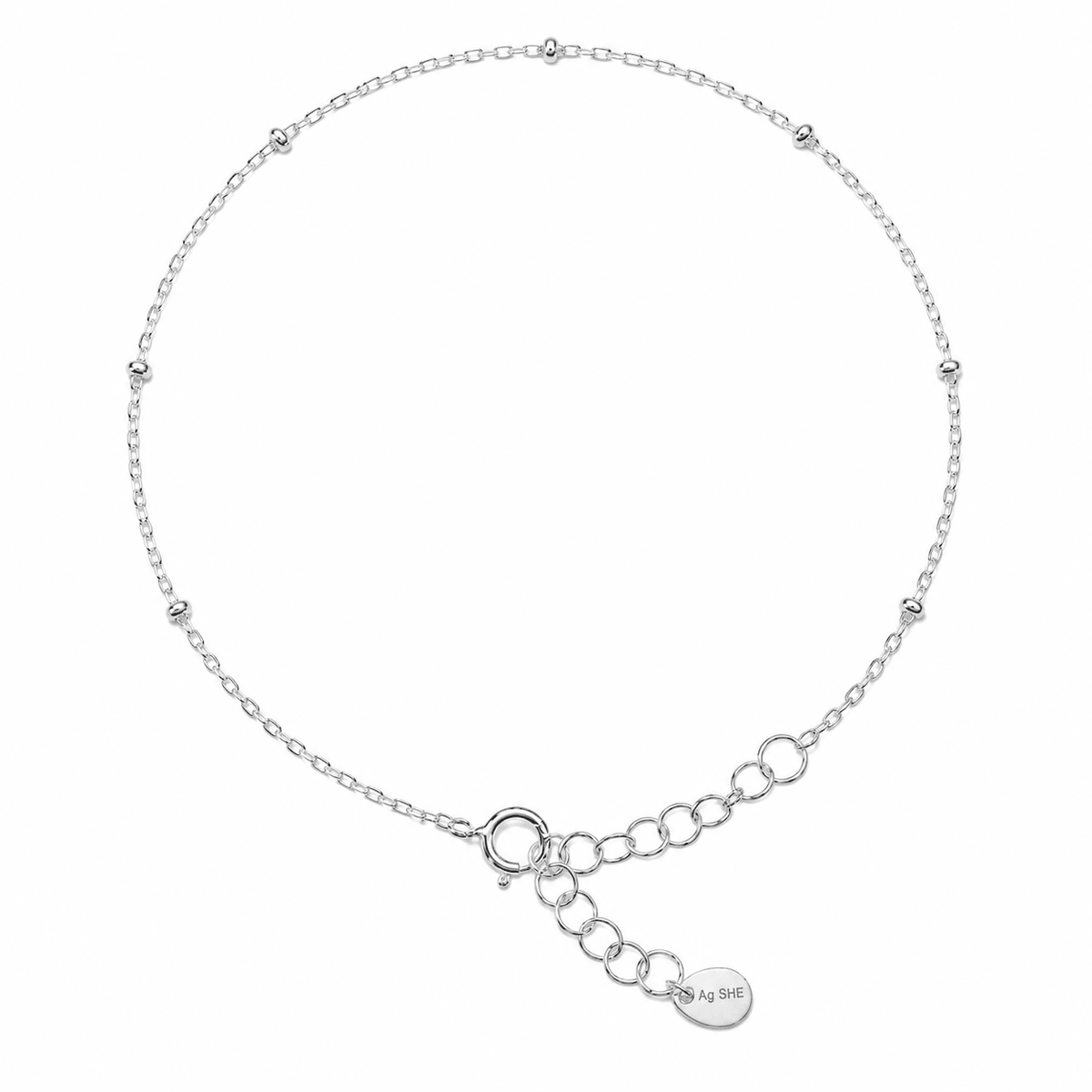 Feine Silber-Armkette - Atelier Tibet