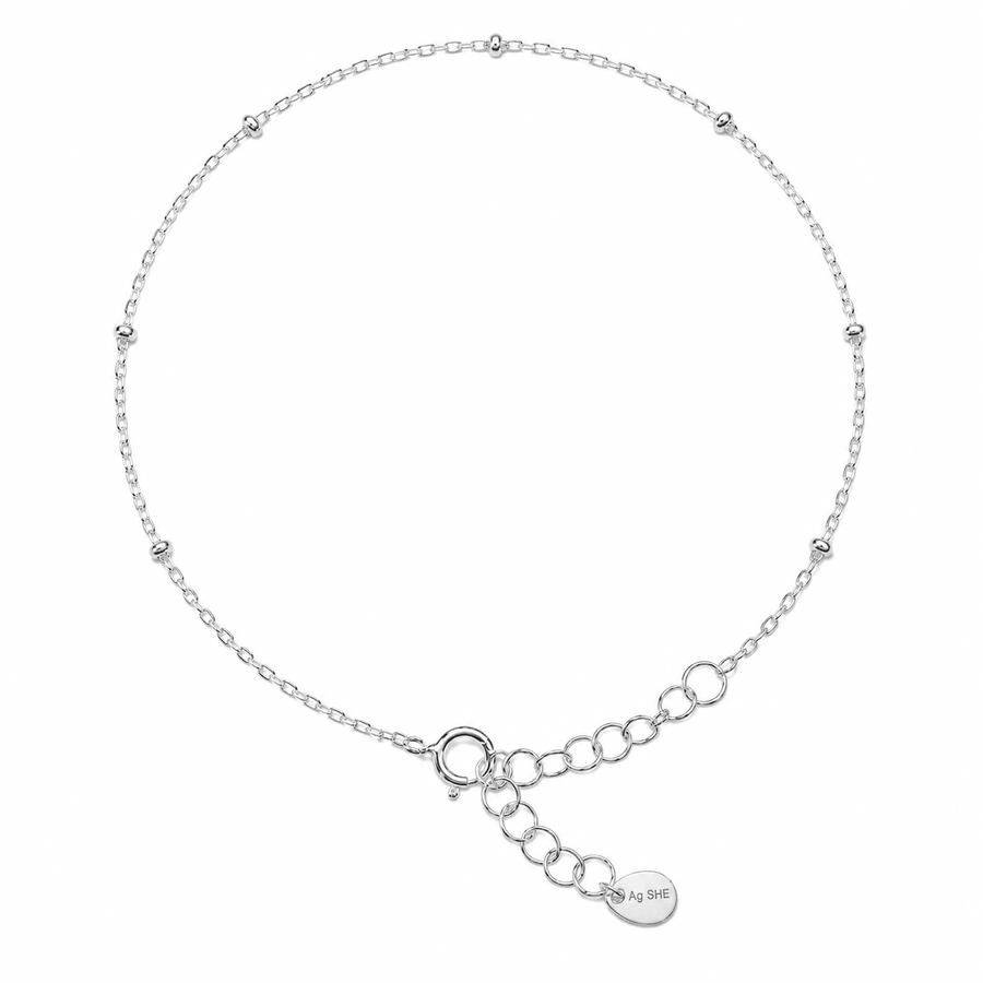 Feine Silber-Armkette - Atelier Tibet