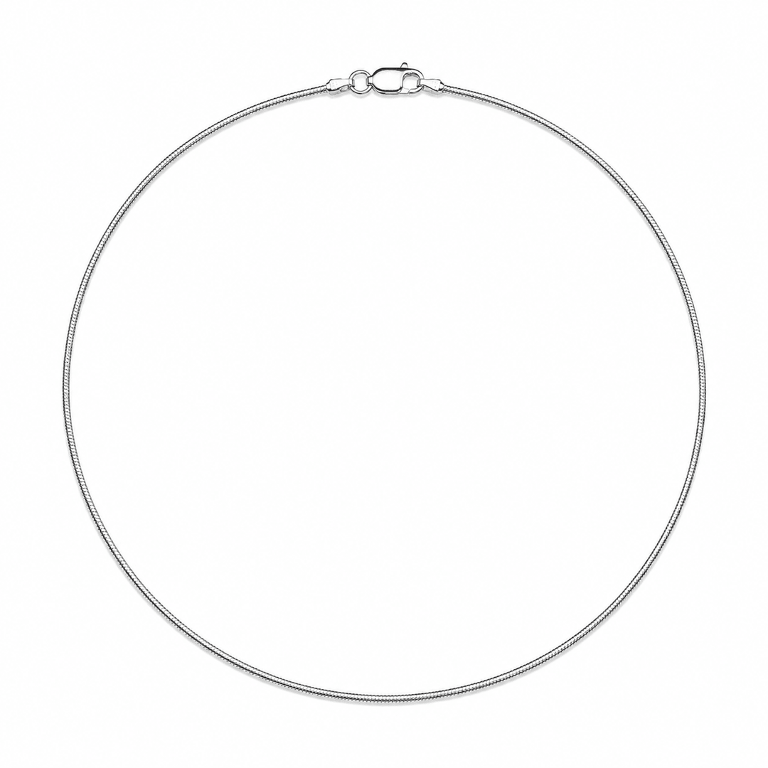 Feine Silber-Schlangenkette - Atelier Tibet