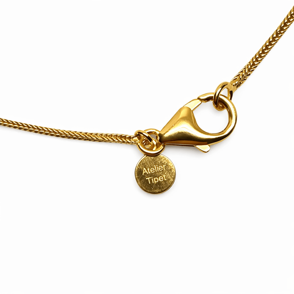 Feine vergoldete Schlangenkette - Atelier Tibet