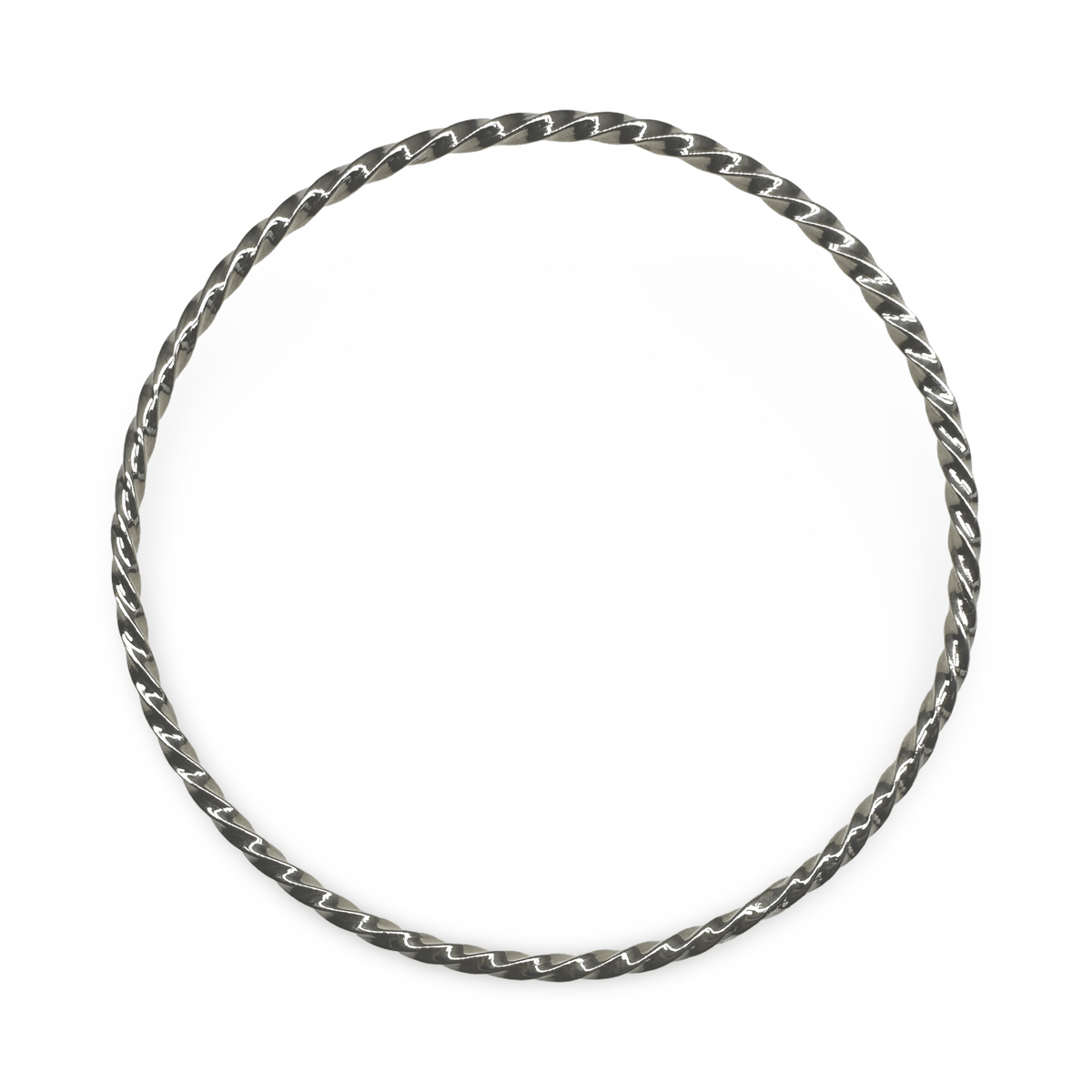 Feiner, gedrehter Silber - Armreif - Atelier Tibet