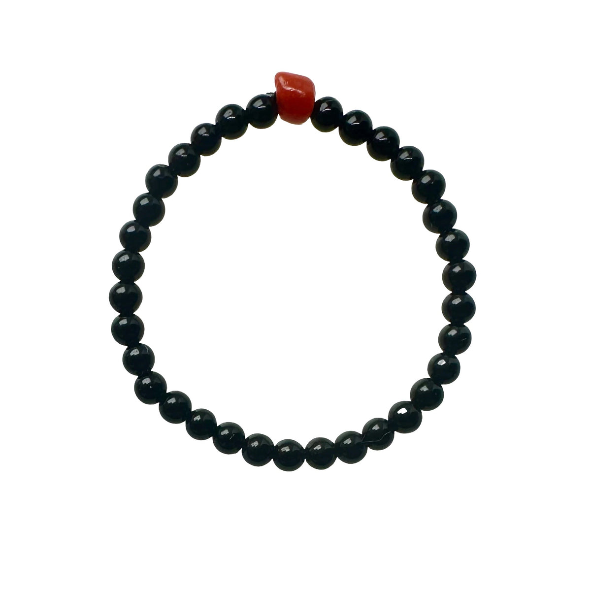 Feiner Onyx Perlen Fingerring - Atelier Tibet