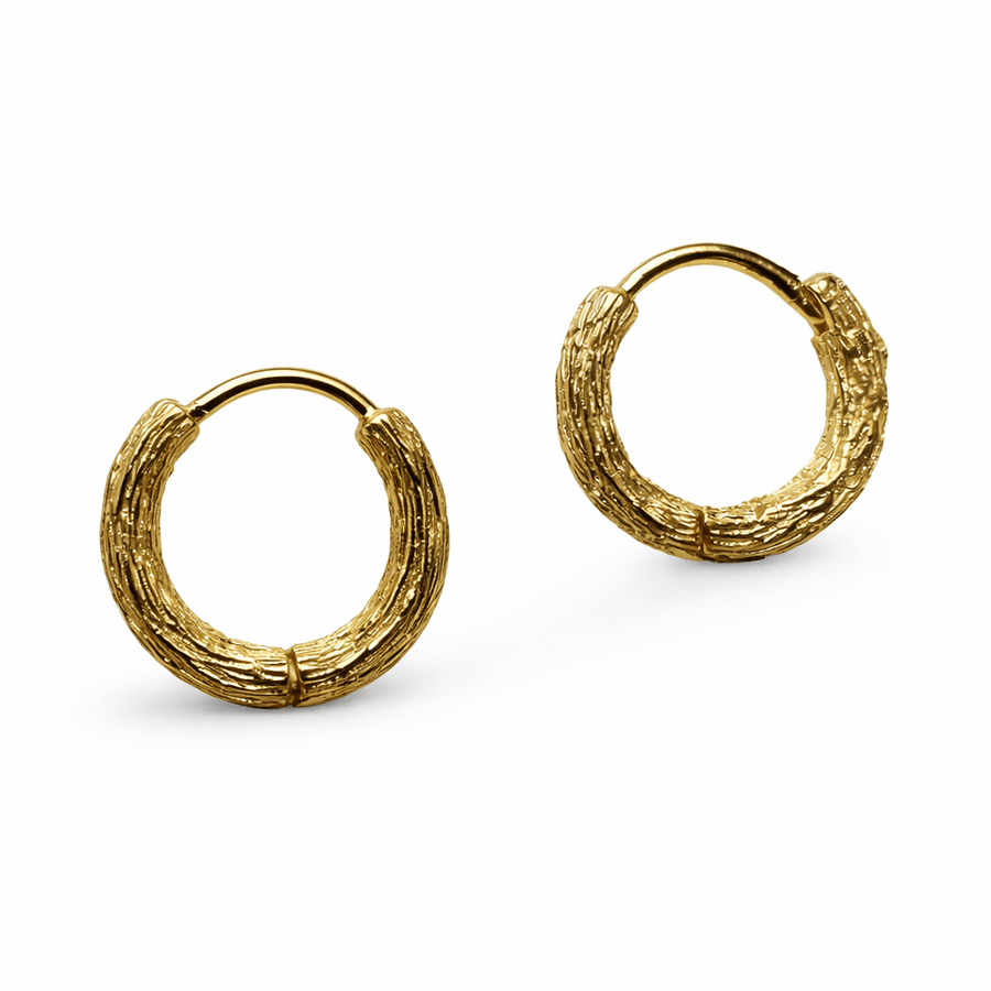 Filigrane vergoldete Kreolen - Atelier Tibet