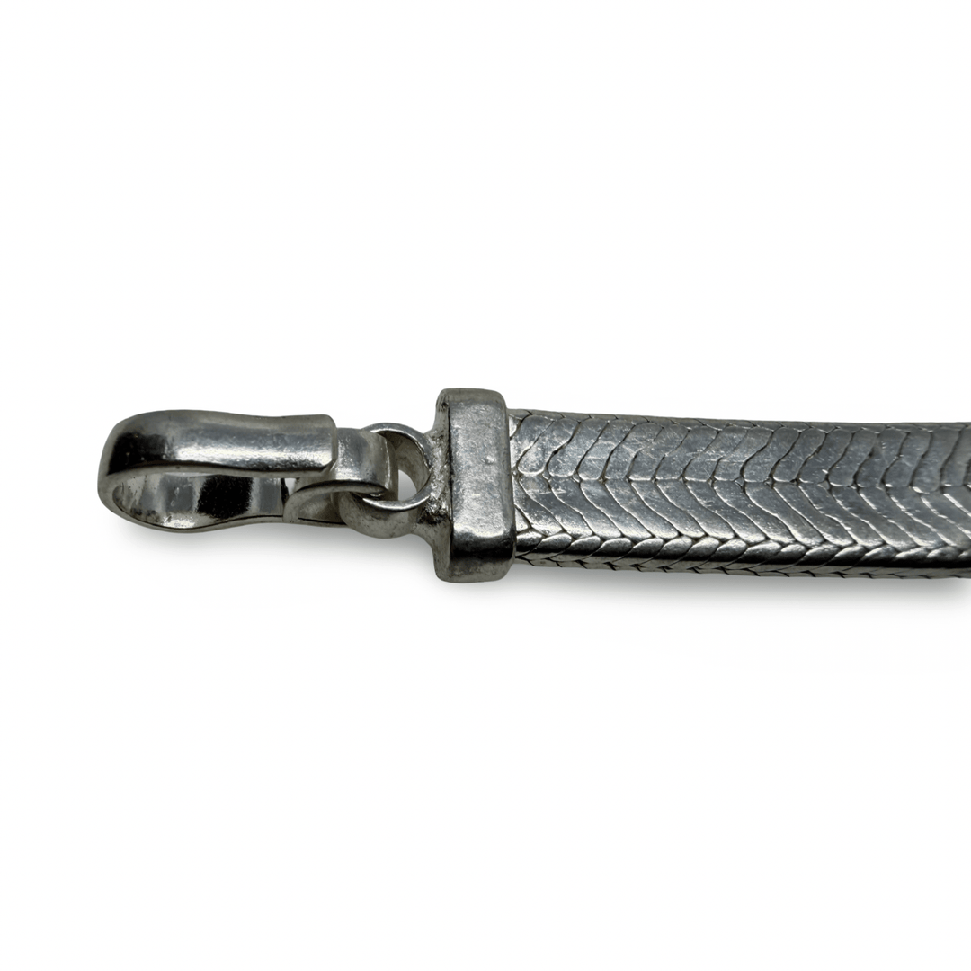 Flaches kräftiges Schlangen-Armband - Atelier Tibet