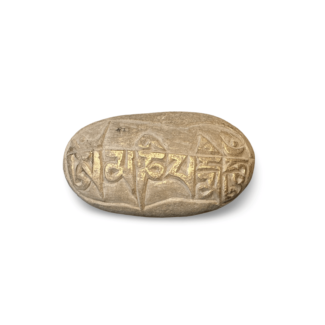 Fluss - Mantra - Steine ohne Bemalung - Atelier Tibet