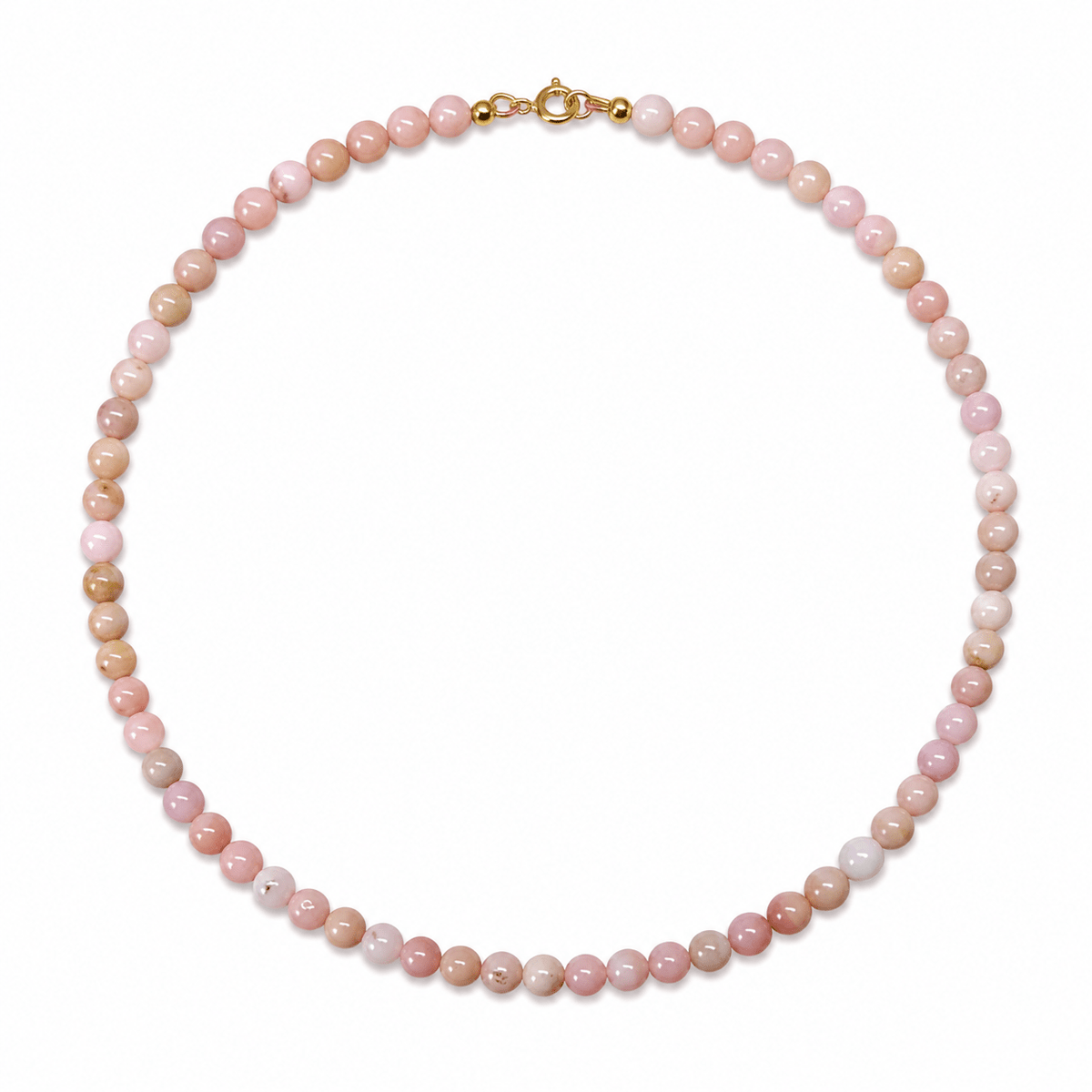Frühlingshafte Pinkopal-Kette - Atelier Tibet