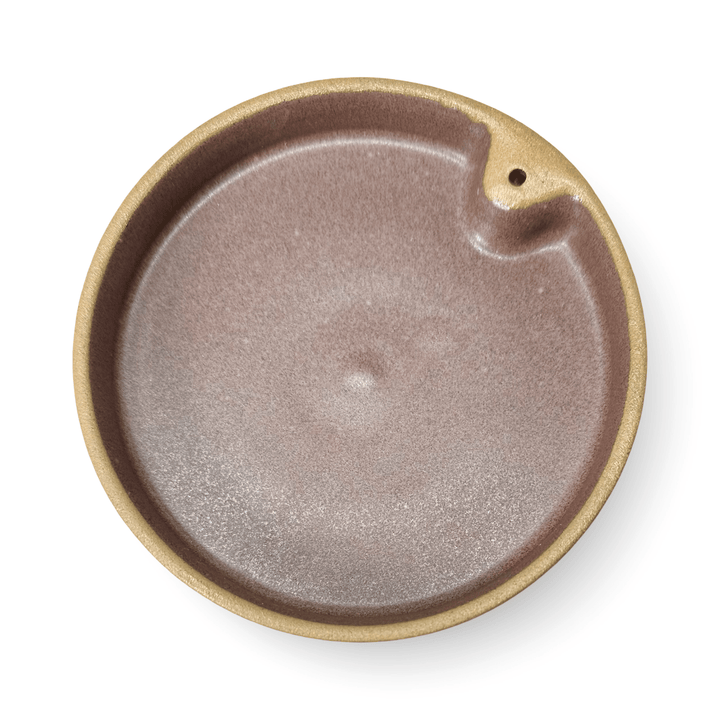 Funktionale, moderne Räucherstäbchen - Sockel aus gebranntem Ton - Atelier Tibet