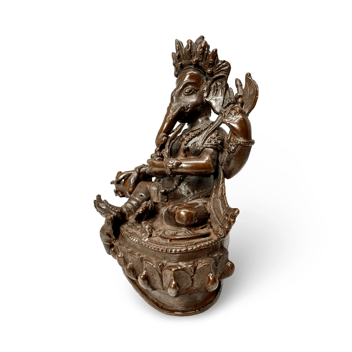 Gansha - Statue aus oxidiertem Kupfer - Atelier Tibet