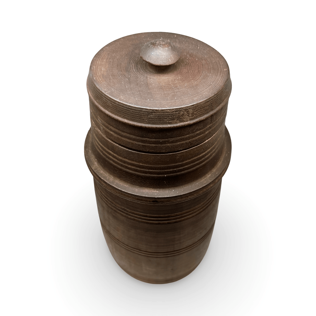 Gedrechseltes Gefäss aus Nepal - Atelier Tibet