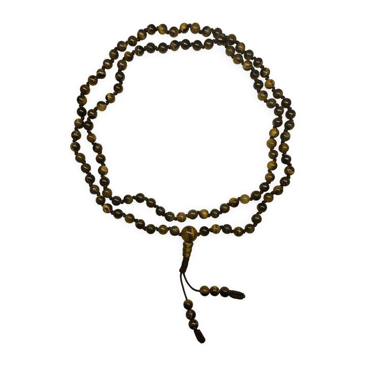 Geknüpfte Tigerauge - Mala, 6 mm - Atelier Tibet