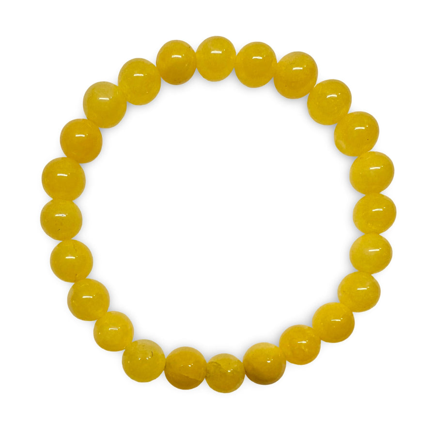 Gelbe Jade Mala Armband - Atelier Tibet