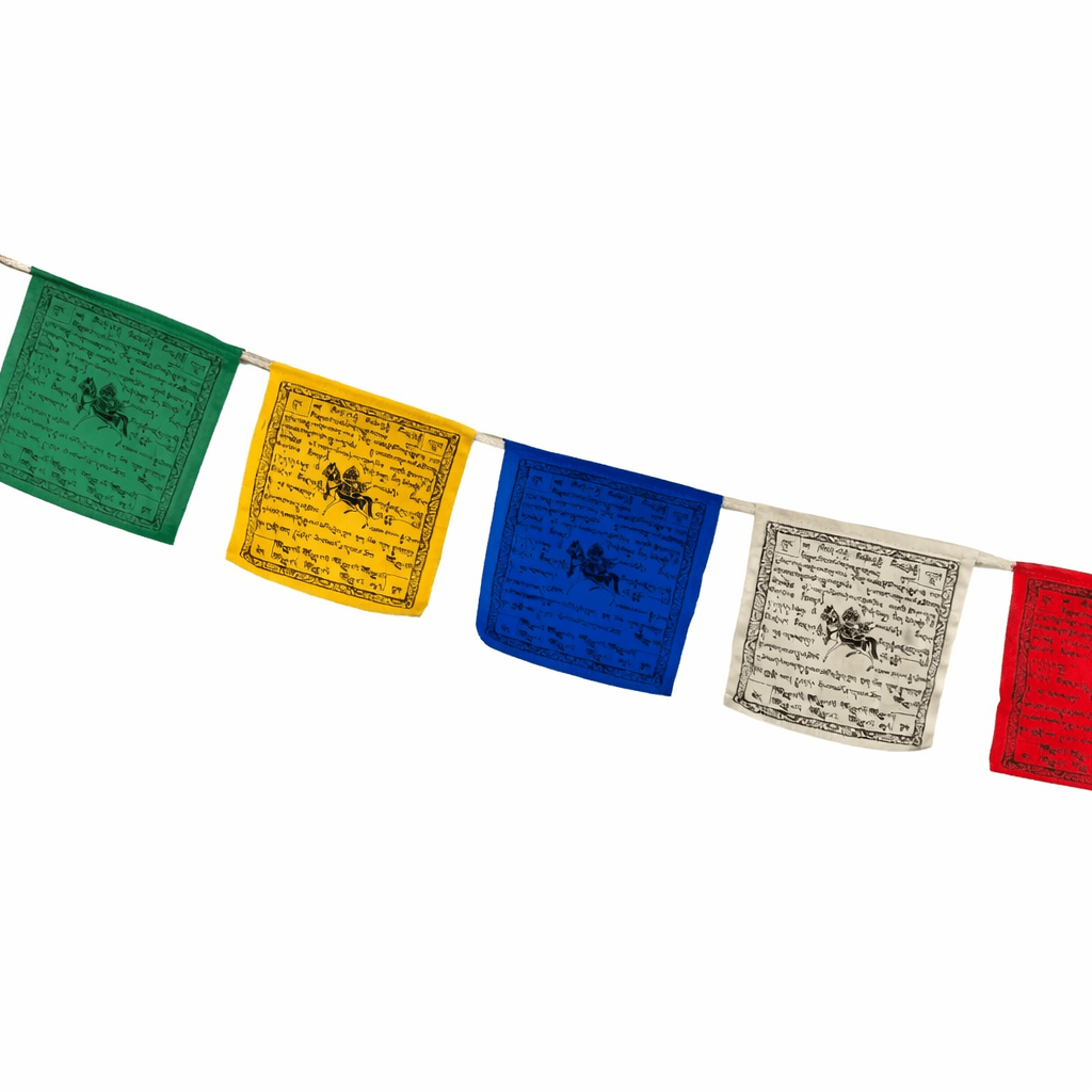 Gesäumte Tibetische Gebetsfahne - Atelier Tibet