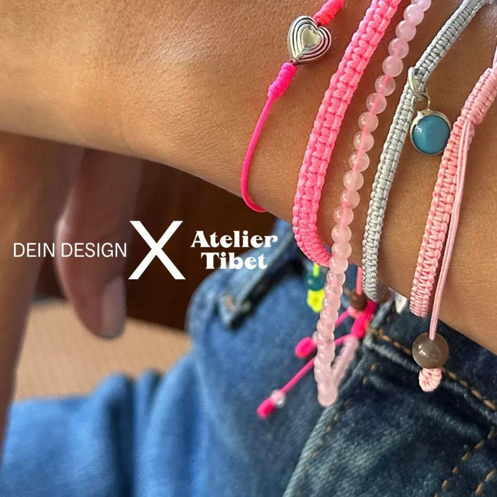 Gestalte ein Freundschafts-Armband - wir knüpfen es für Dich! - Customer's Product with price 31.50 ID 7jS_ai-JBNo1C9zM6jcH9PDA - Atelier Tibet