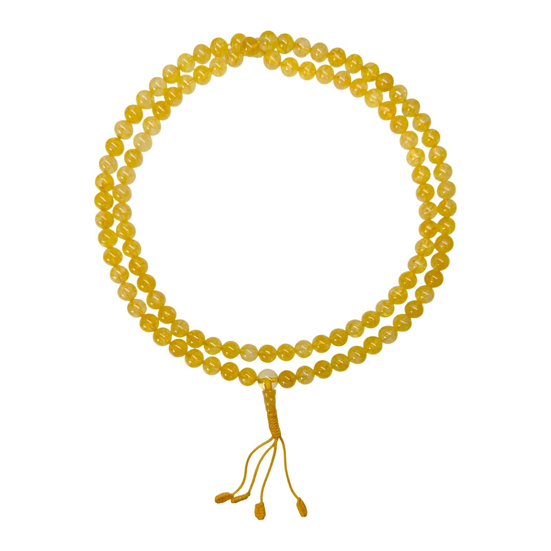 Goldender Topas - Mala - Atelier Tibet