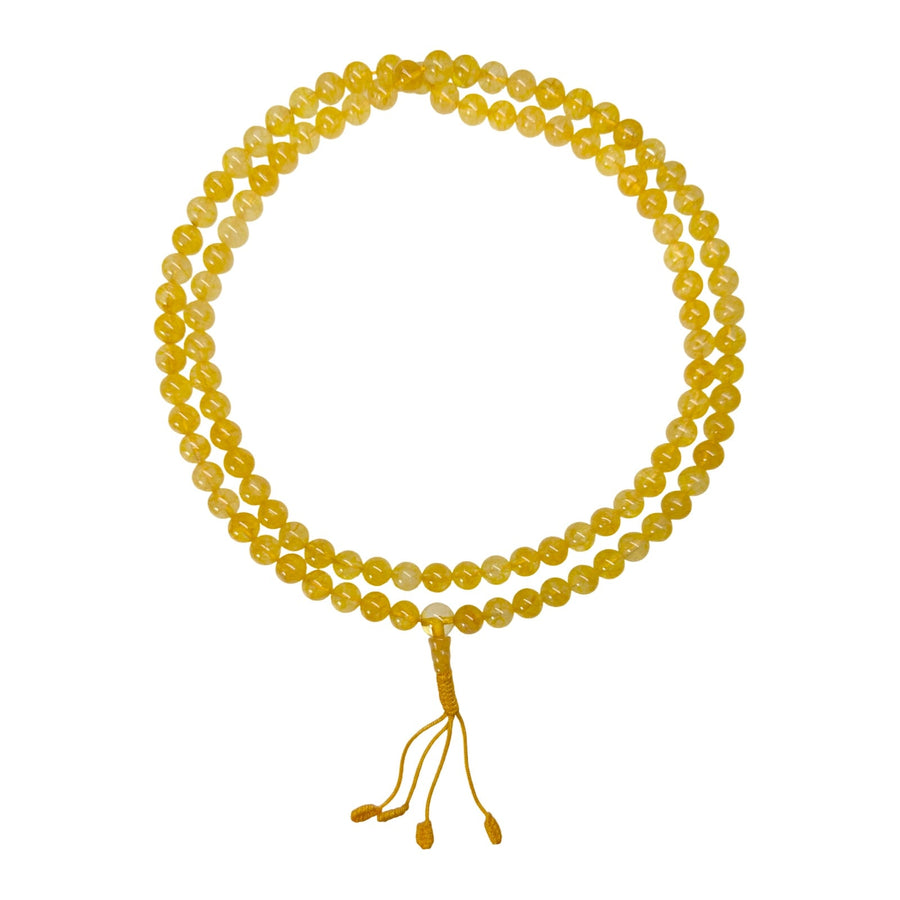 Goldender Topas - Mala - Atelier Tibet