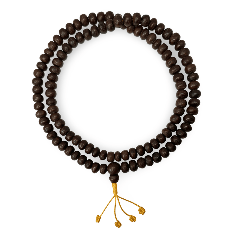 Grosse dunkle Bodhi - Samen Mala Gebetskette (⌀ 13 mm) - Atelier Tibet