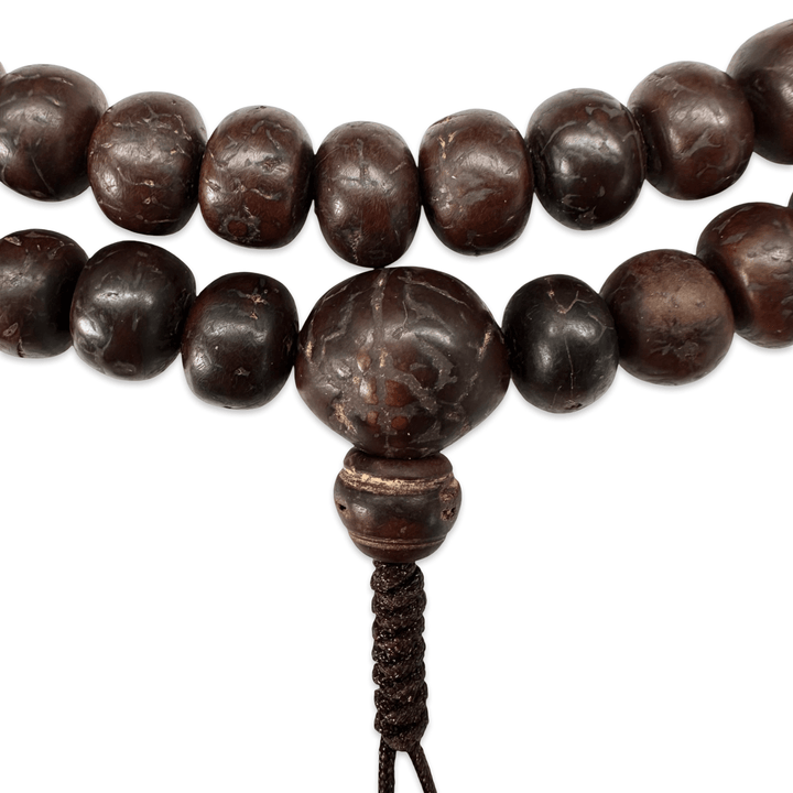 Grosse Nepalesische Bodhi - Samen Mala Gebetskette (⌀ 12 mm) - Atelier Tibet