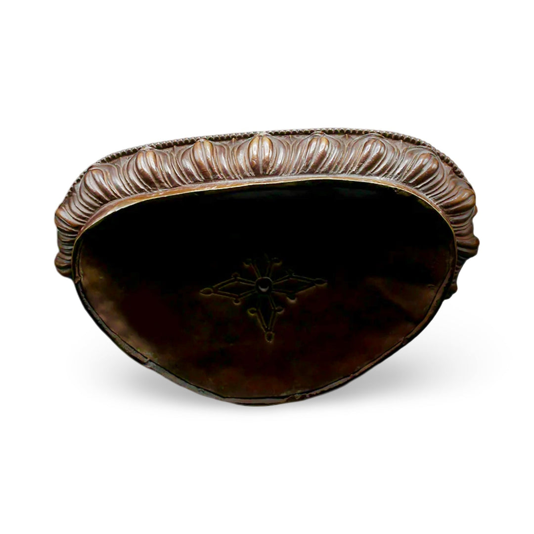 Grosse, prachtvolle oxidierte Kupferstatue des Shakyamuni Buddha - Atelier Tibet