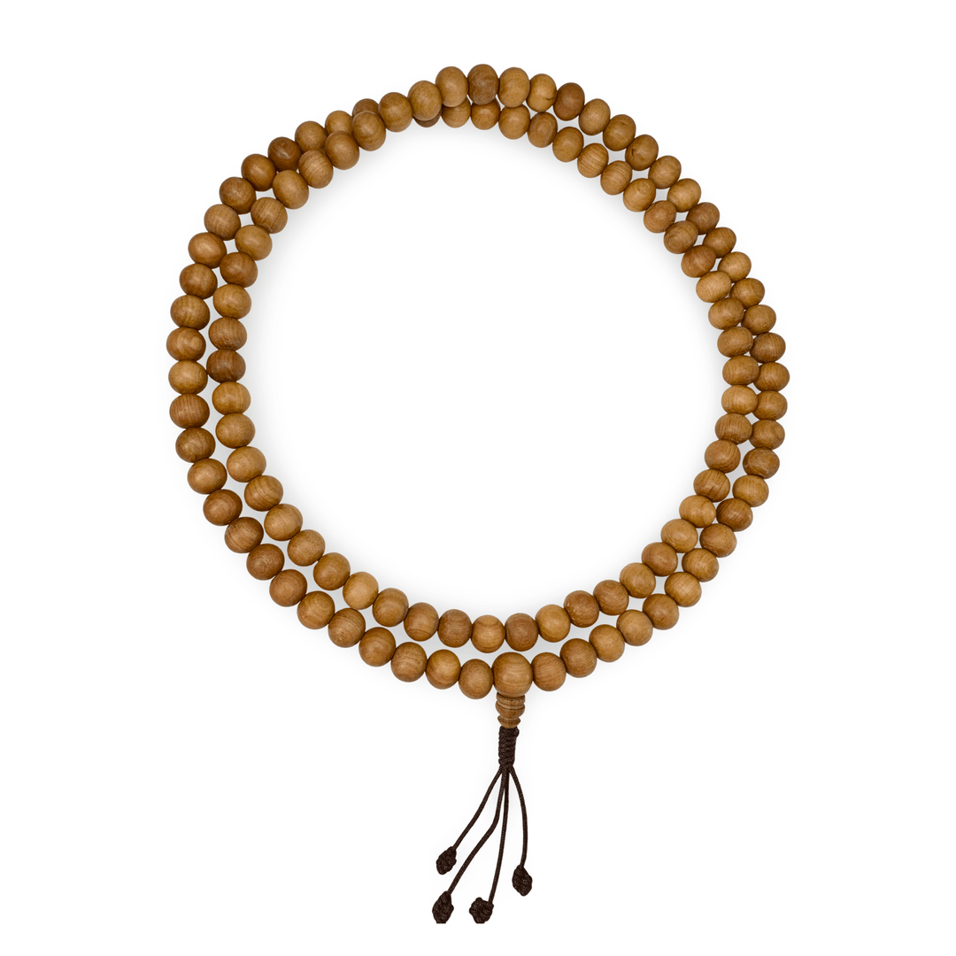 Grosse Sandelholz Mala (⌀ 12 mm) - Atelier Tibet