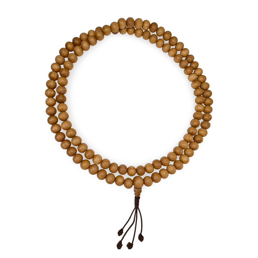 Grosse Sandelholz Mala (⌀ 12 mm) - Atelier Tibet