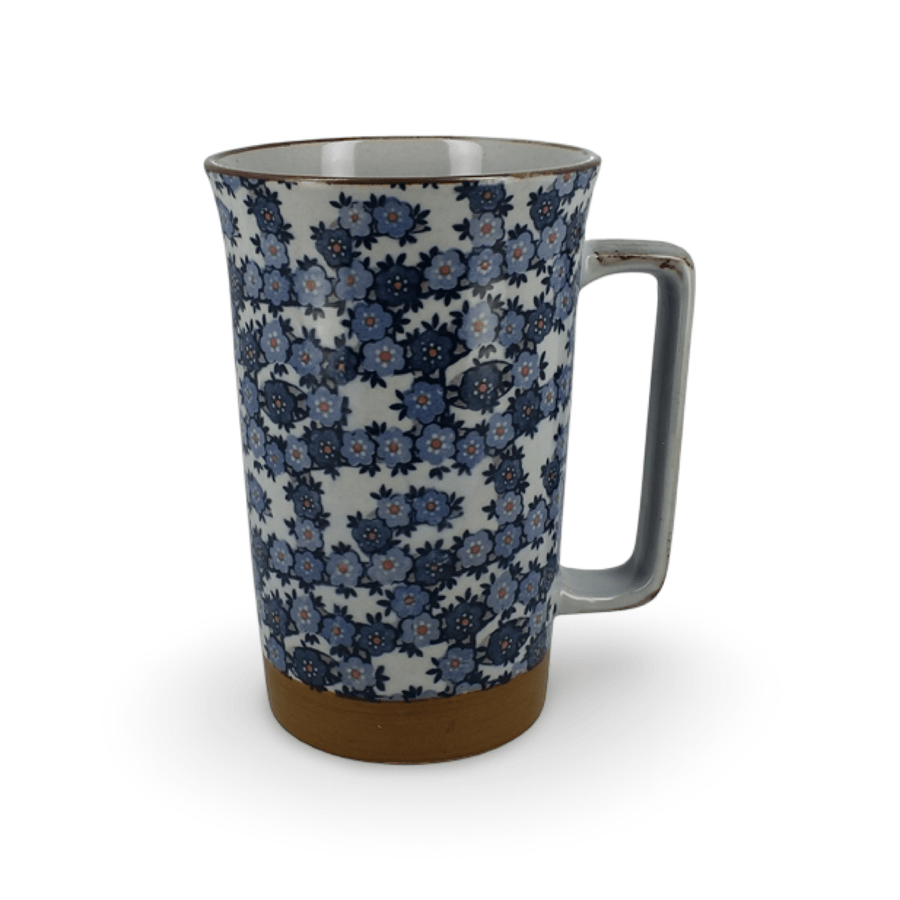 Grosse Tasse (Mug) mit Blütenmuster - Atelier Tibet