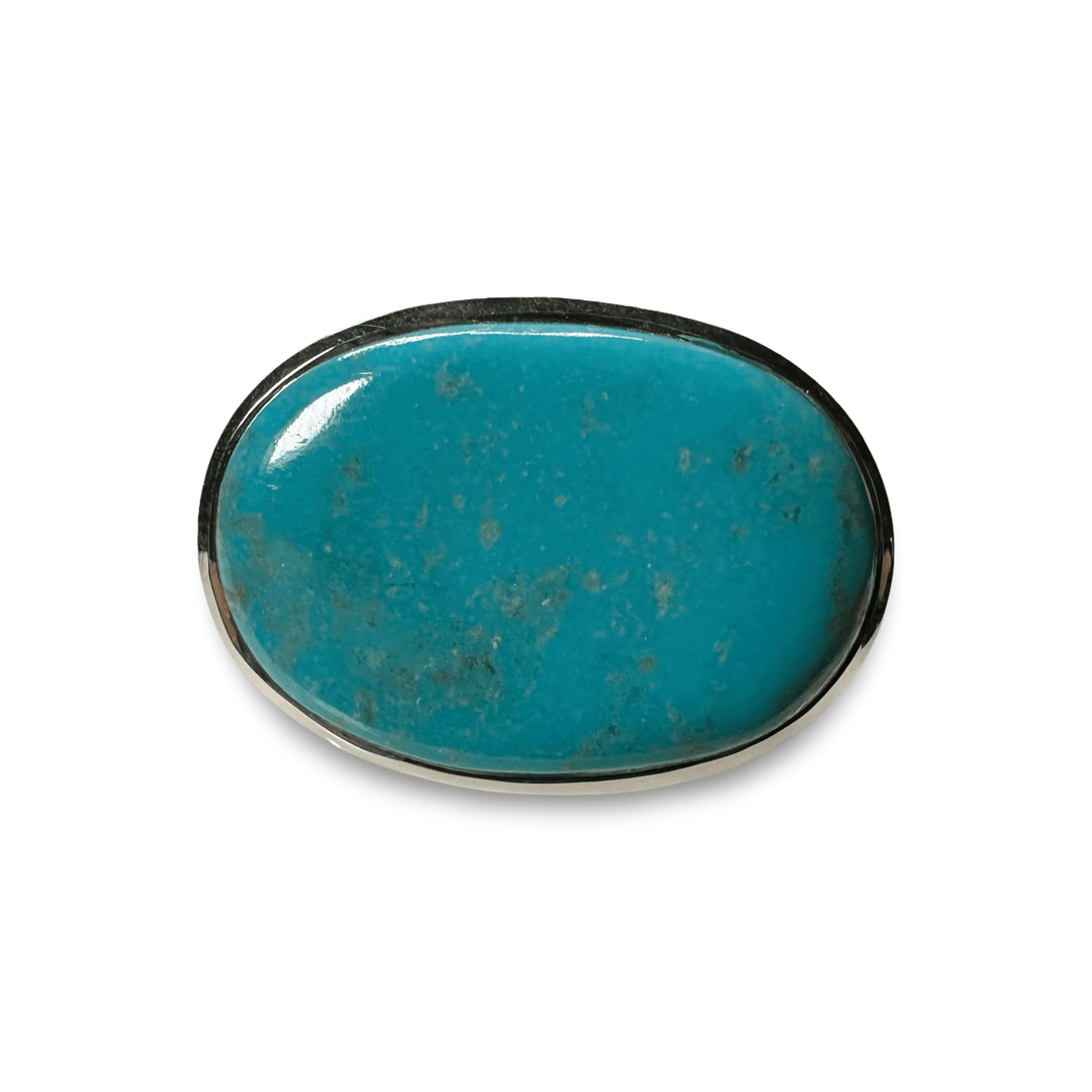 Grosse Türkis - Ringe mit Silber - Fassung - Atelier Tibet