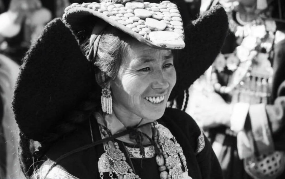 Grosser Himalaya - Perak mit Türkisen und rotem Achat - Atelier Tibet