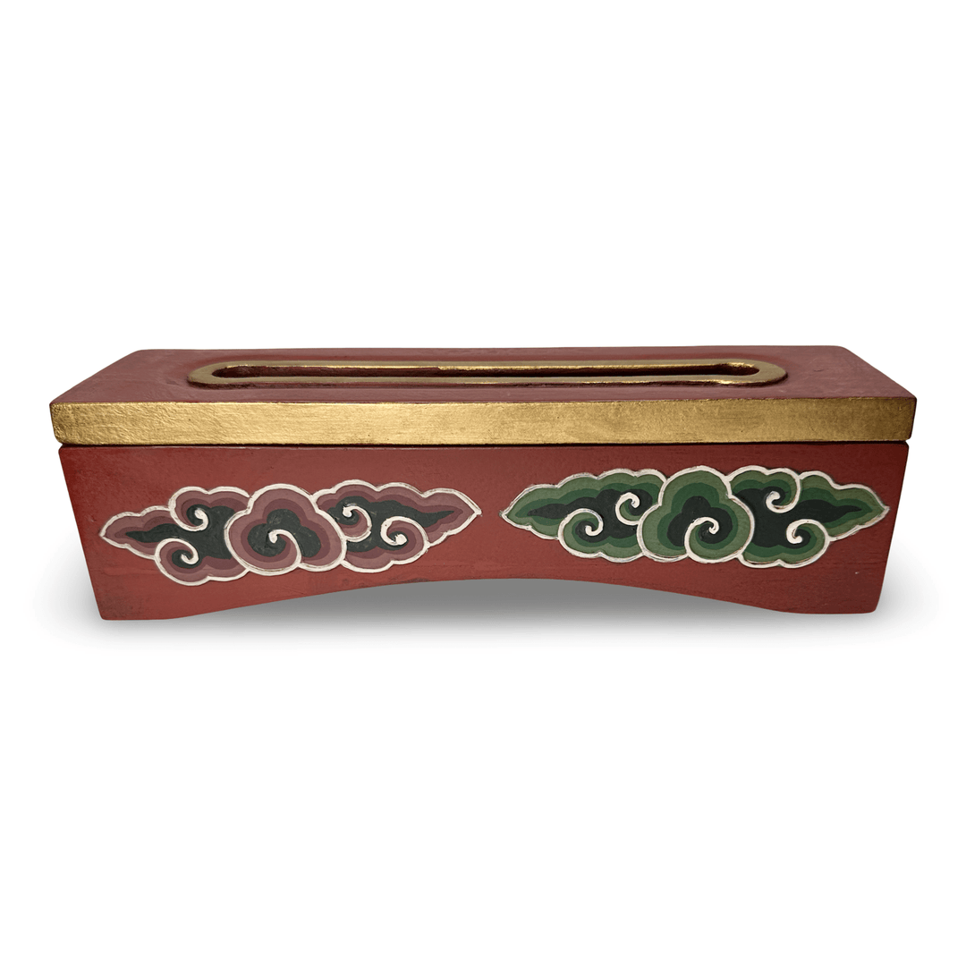 Grosses Tibetisches Räuchergefäss mit Wolken - Dekoration - Atelier Tibet