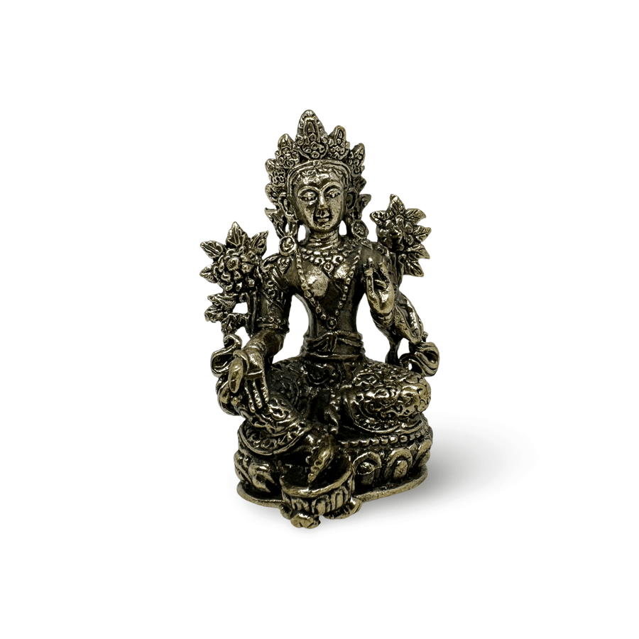 Grüne Tara Miniatur - Statue (4.7 cm) - Atelier Tibet