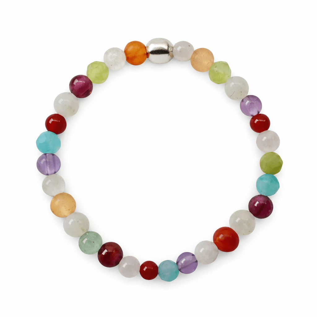 Halbedelstein Perlen Fingerring - Atelier Tibet