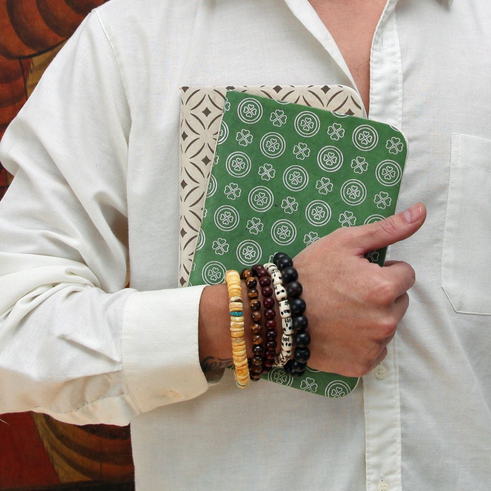 Handgefertigte Notizbücher aus Loktapapier - Atelier Tibet