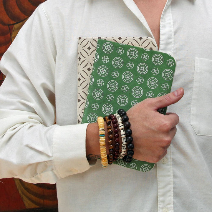 Handgefertigte Notizbücher aus Loktapapier - Atelier Tibet