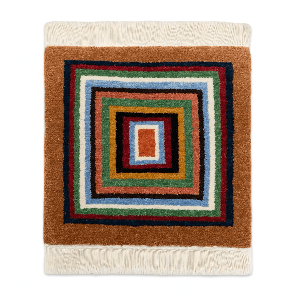 Handgeknüpfter Sitzteppich aus tibetischer Wolle · CHARU × Sayol - Atelier Tibet