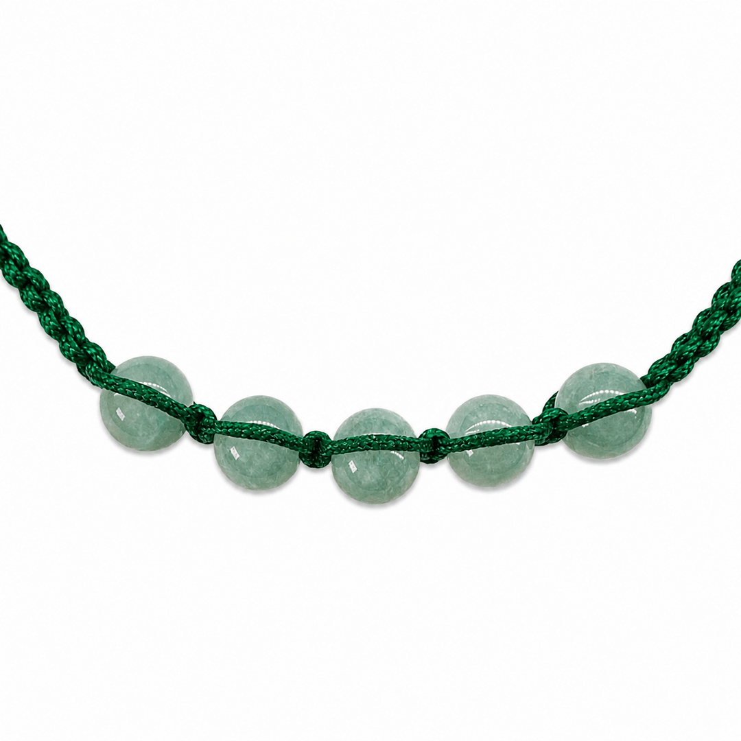 Handgeknüpftes Jade-Armband - Atelier Tibet