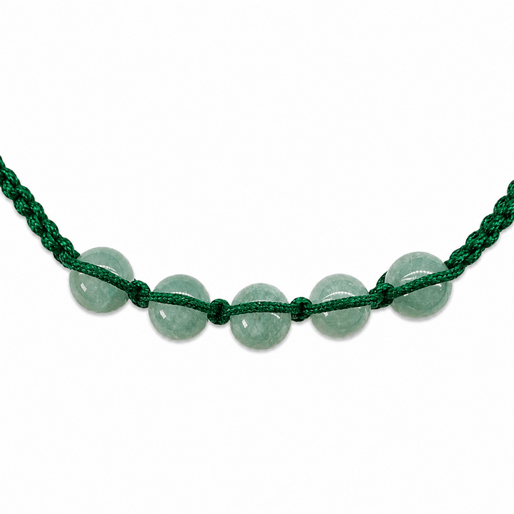 Handgeknüpftes Jade-Armband - Atelier Tibet