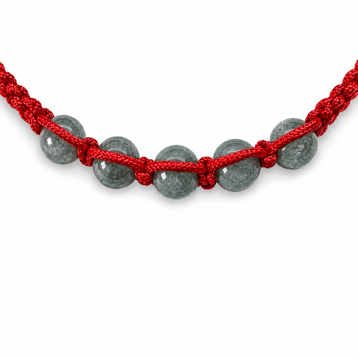 Handgeknüpftes Jade-Armband - Atelier Tibet