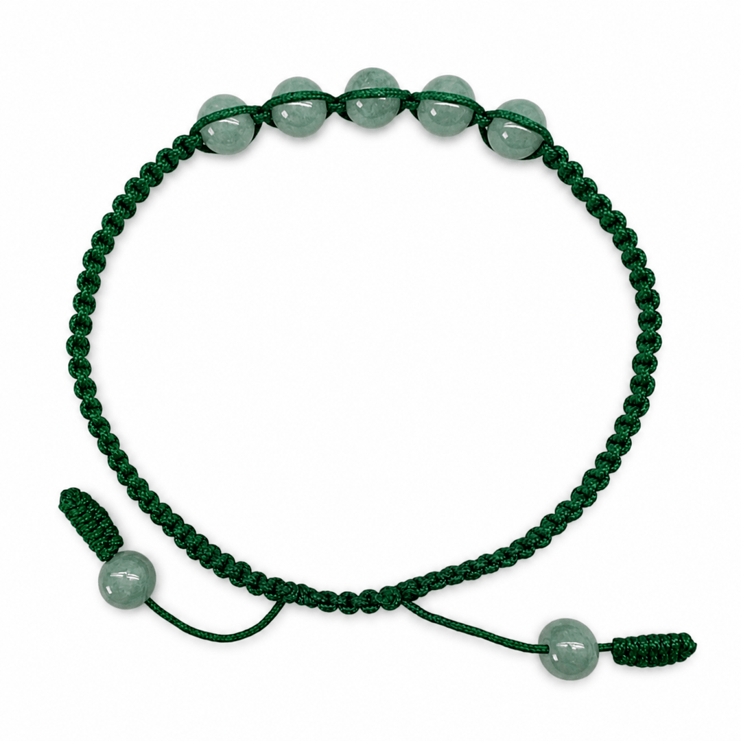 Handgeknüpftes Jade-Armband - Atelier Tibet