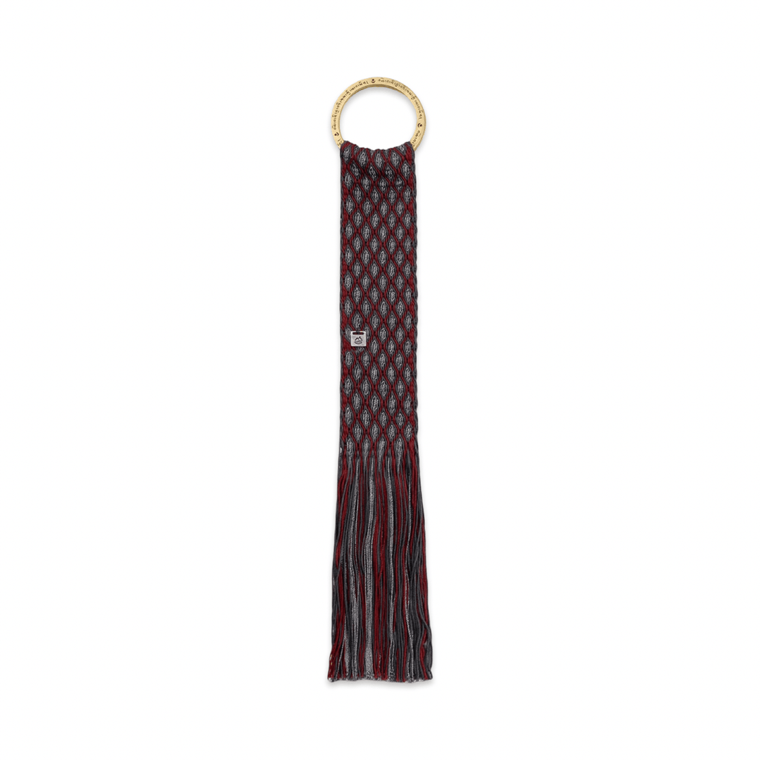 Handgewebter Anhänger mit Messingring aus Tibet · CHARU × Tsoten - Atelier Tibet