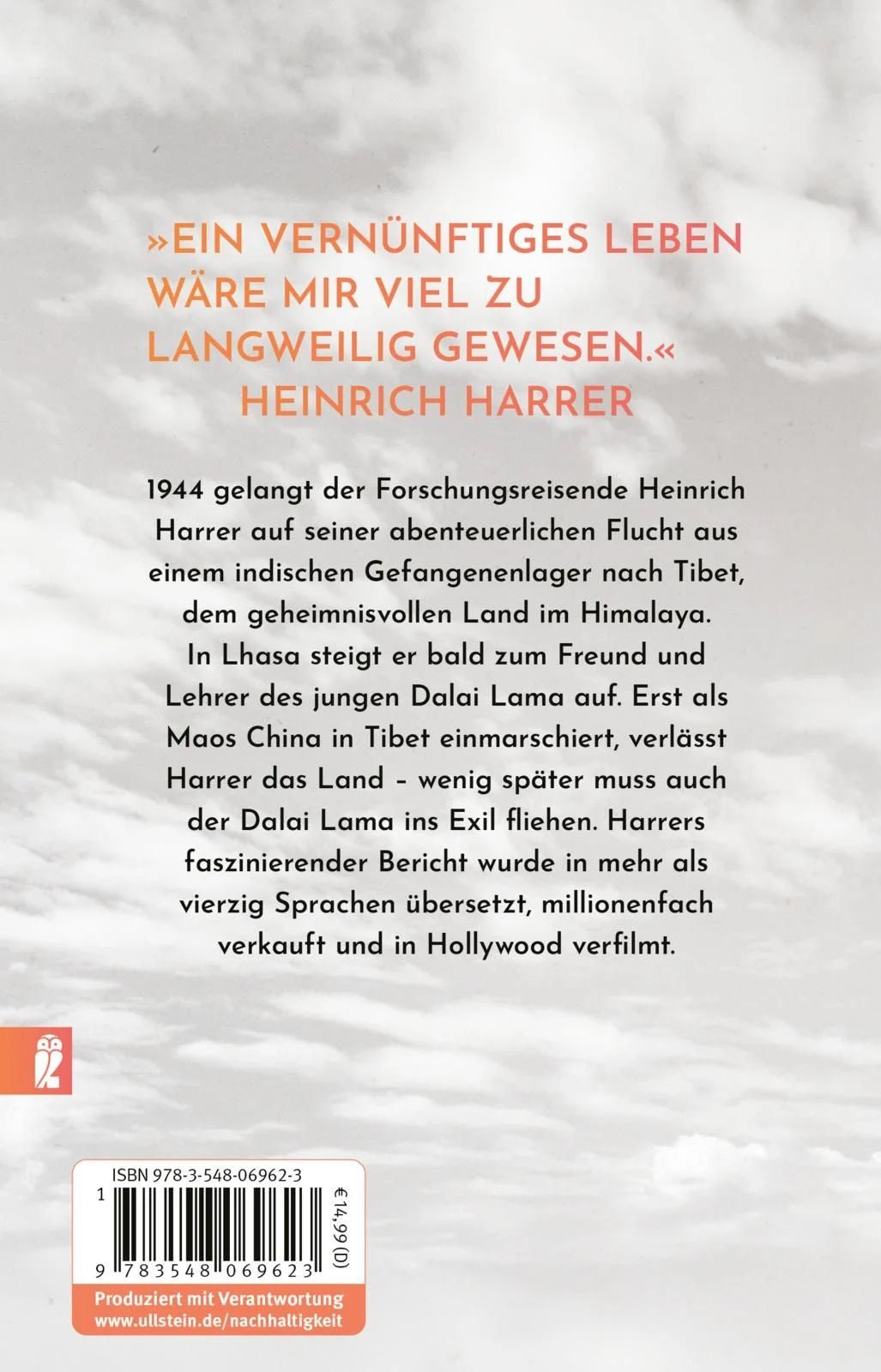 Harrer, Heinrich: Sieben Jahre in Tibet | Mein Leben am Hofe des Dalai Lama - Atelier Tibet