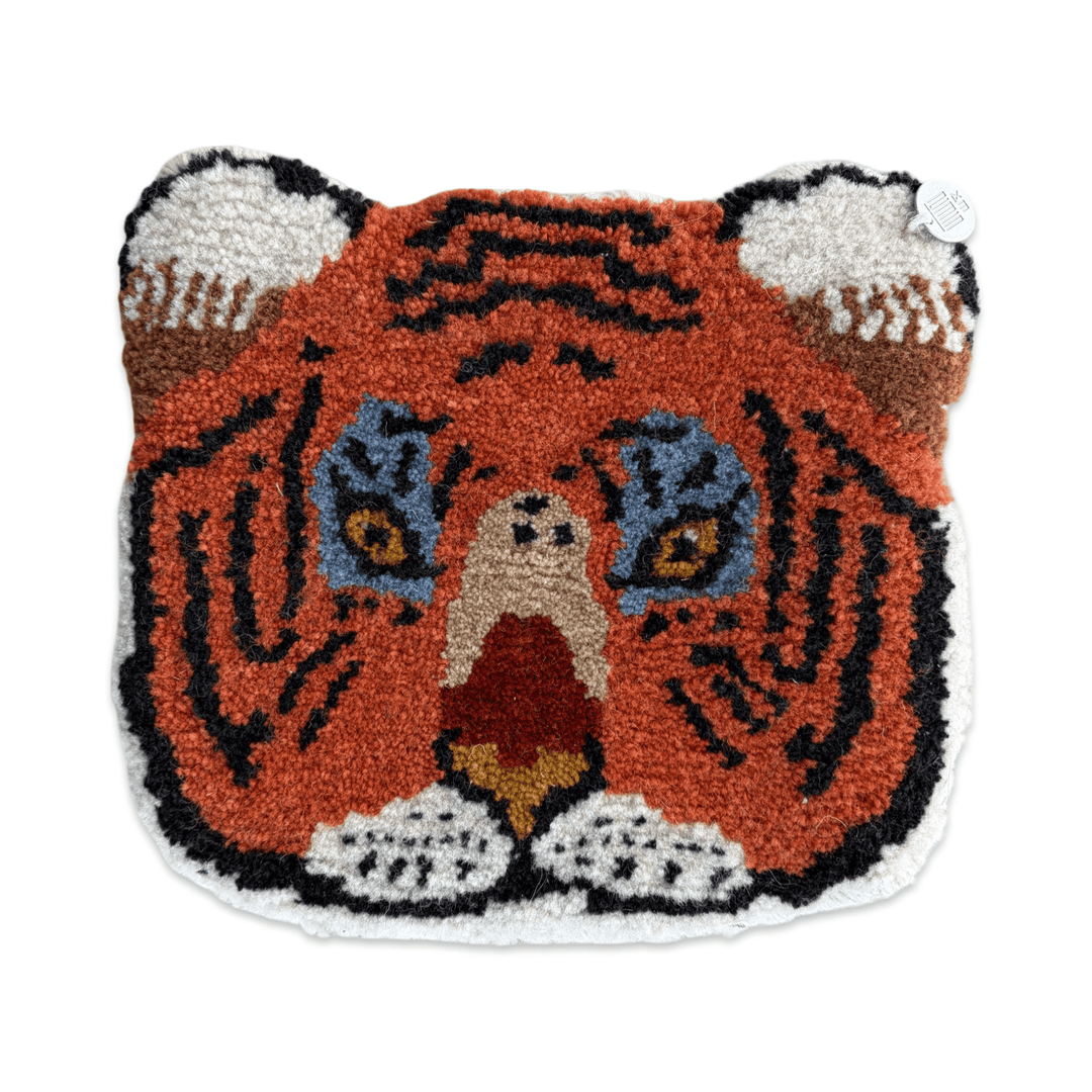 «Highland Beasts» · Mini-Teppich aus Tibet · CHARU × Sayol - Atelier Tibet