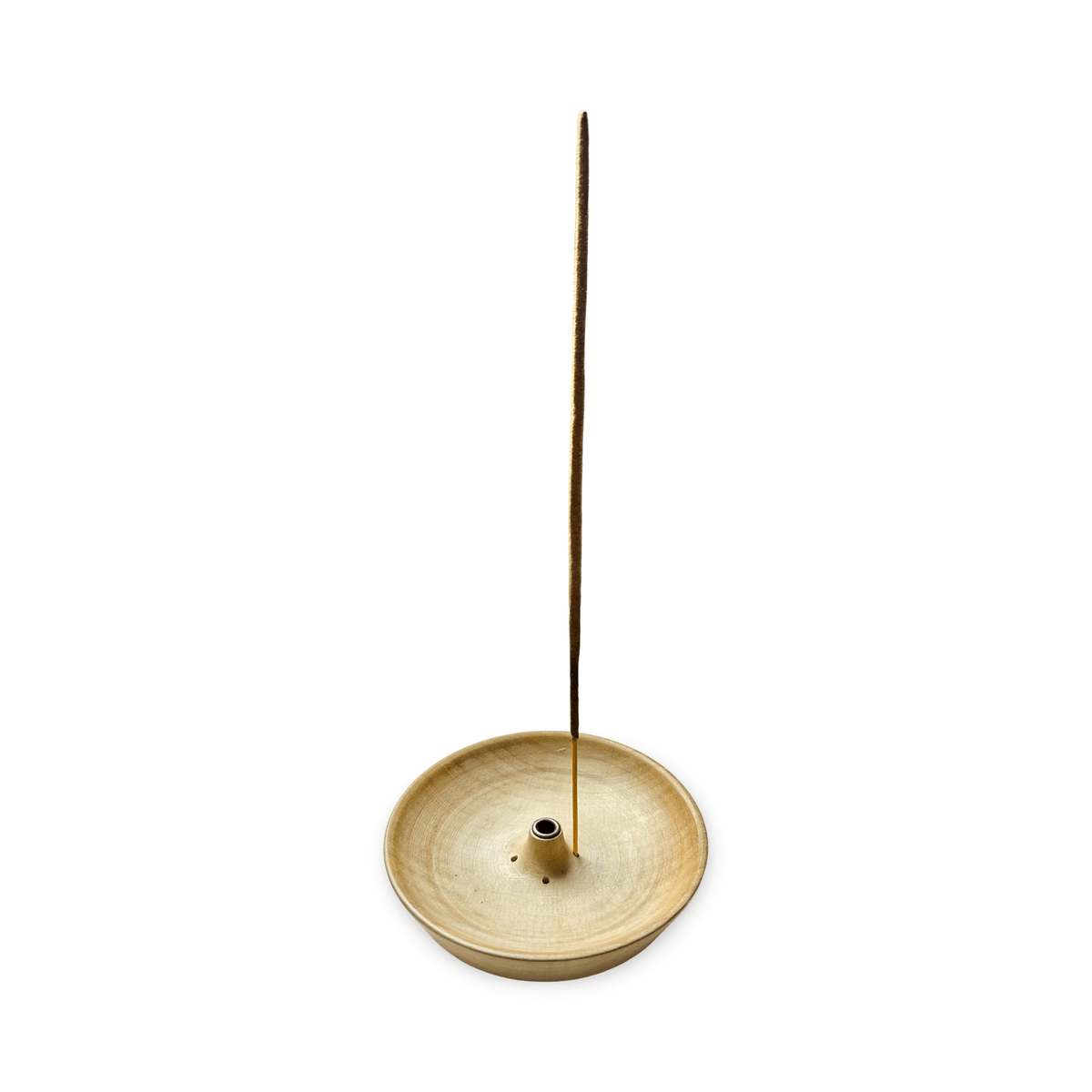 Holzteller - Räucherstäbchenhalter - Atelier Tibet