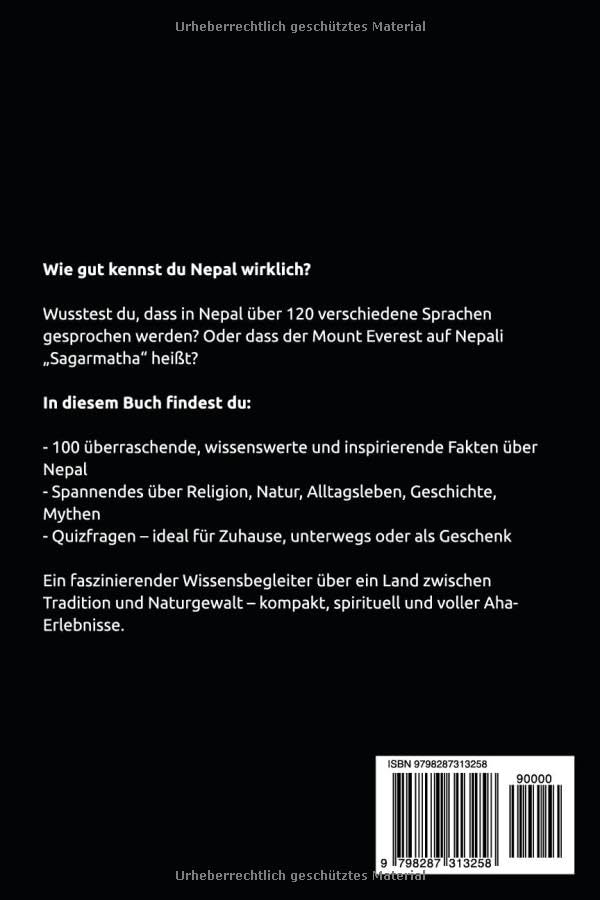 Illner, Udo: 100 Fakten über Nepal: Himalaya, Religion, Kultur & Kurioses - Atelier Tibet