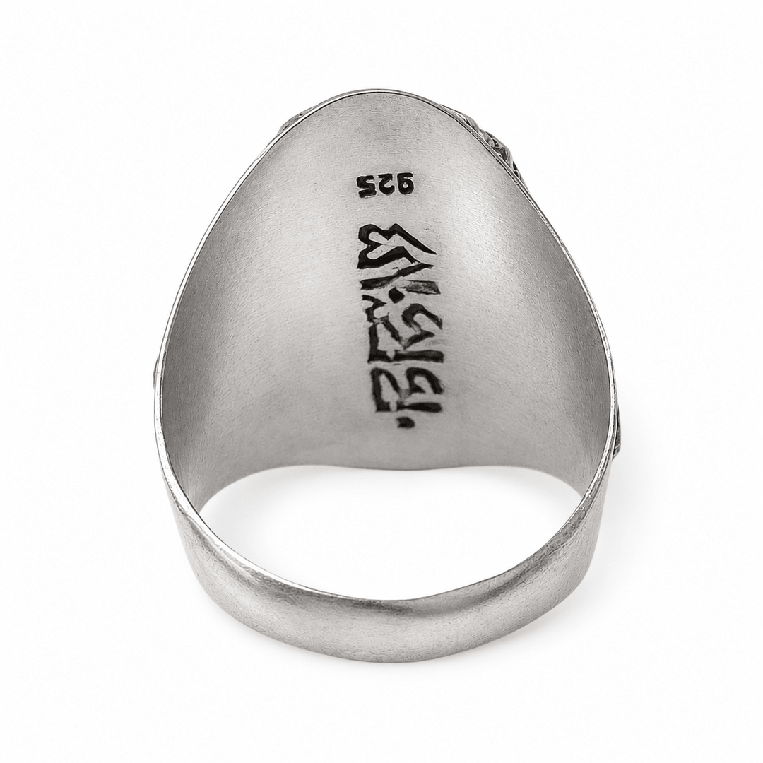 Imposanter Ganesha-Ring aus Silber - Atelier Tibet