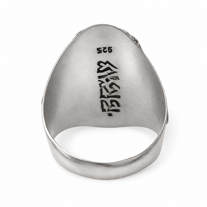 Imposanter Ganesha-Ring aus Silber - Atelier Tibet