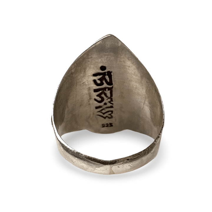 Imposanter Mahakala-Ring aus Silber - Atelier Tibet