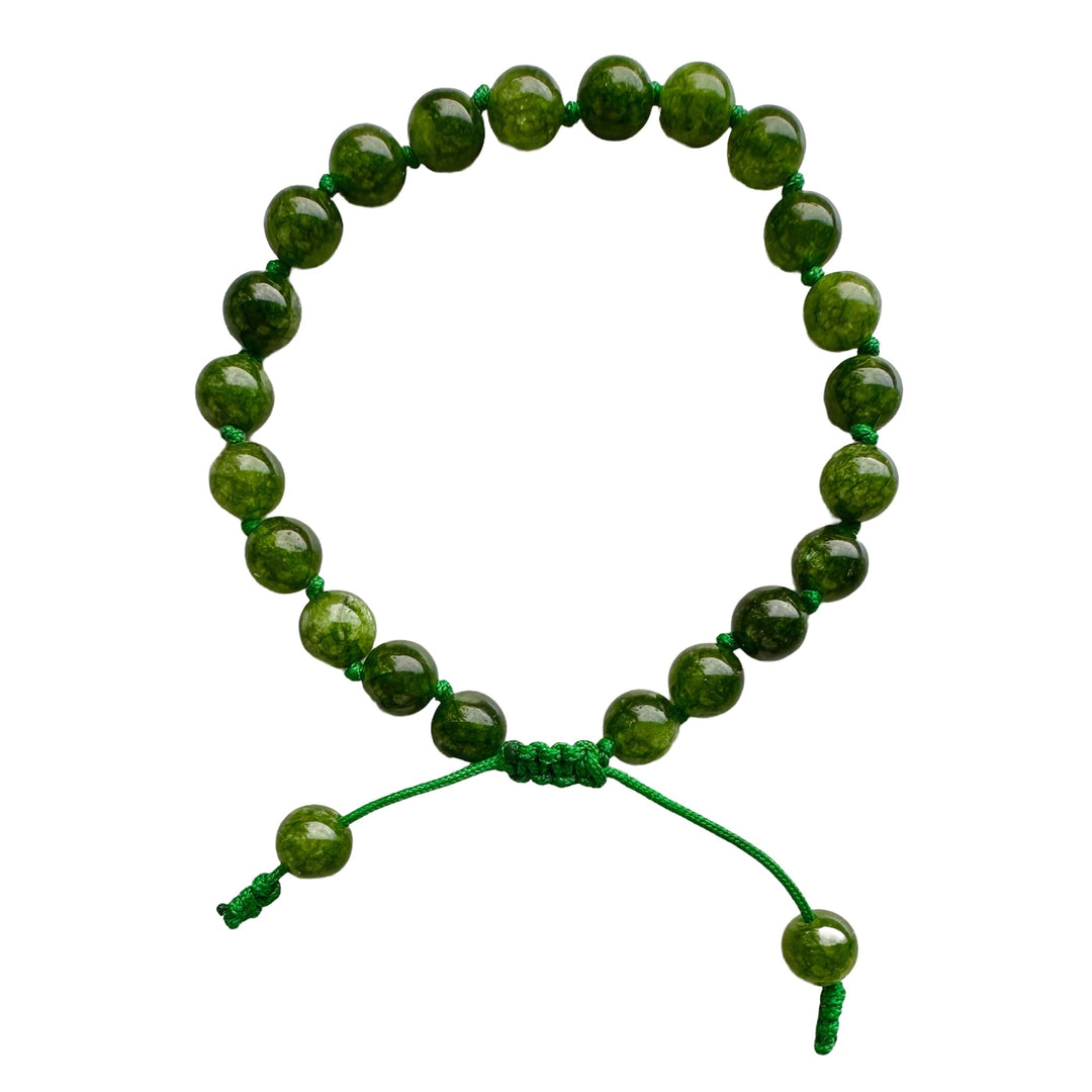 Jade Mala-Armband (Ø 8 mm) - Atelier Tibet