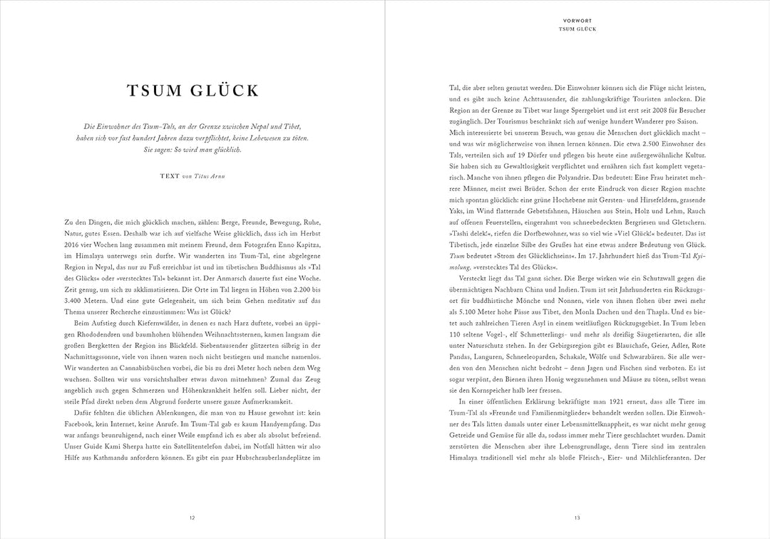 Kapitza, Enno: Tsum Glück - Ein entlegenes Tal im Himalaya - Atelier Tibet