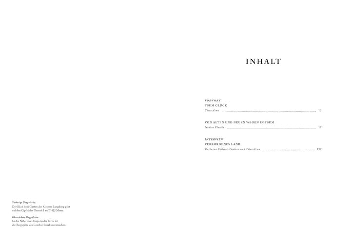 Kapitza, Enno: Tsum Glück - Ein entlegenes Tal im Himalaya - Atelier Tibet